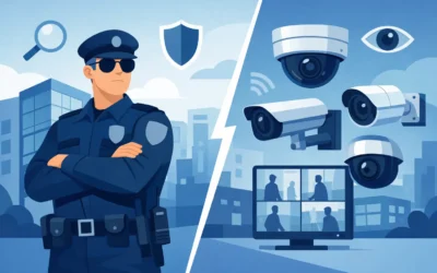 Guardias de seguridad vs cámaras: qué conviene