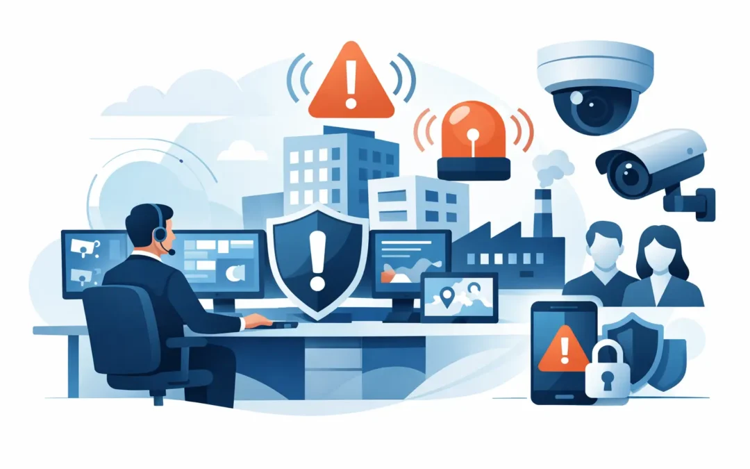Monitoreo de alarmas empresariales eficaz