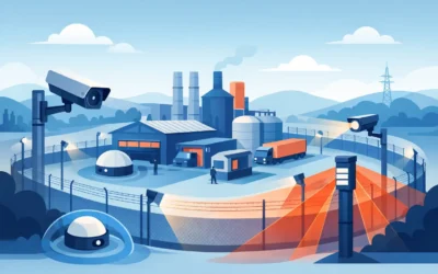 Seguridad perimetral industrial sin puntos ciegos