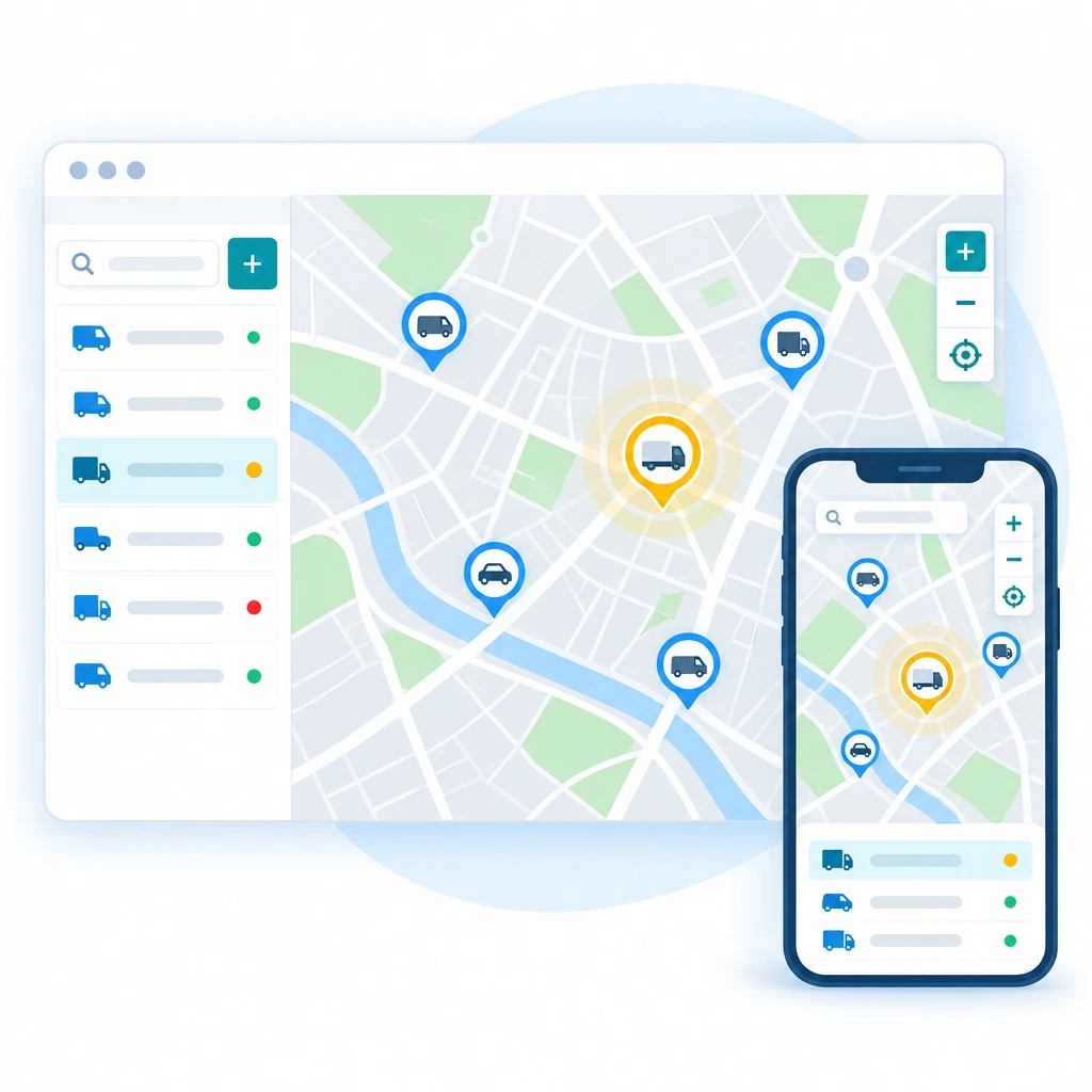 Software de telemetría y rastreo vehicular GPS para el control de flotas de transporte y seguridad corporativa.